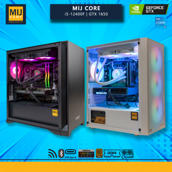 PC khusus desain gaming dan editing dengan prosessor intel core i5 dan gtx 1650