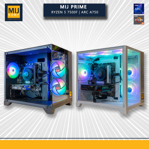 PC Gaming Desain Rakitan Medan AMD Ryzen 5 dan Intel ARC a750