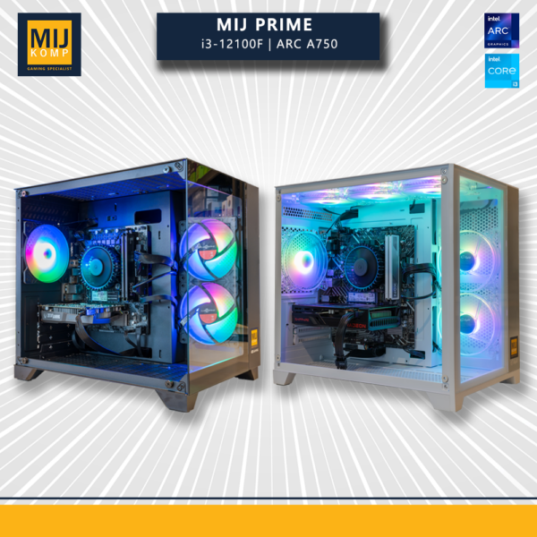 PC Gaming Desain Rakitan Medan dengan Processor Intel Core i3 dan GPU ARC A750