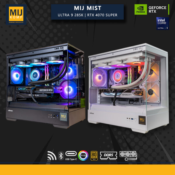 PC Gaming Desain Rakitan Medan INTEL CORE ULTRA 9 DAN VGA NVIDIA GEFORCE RTX 4070 SUPER