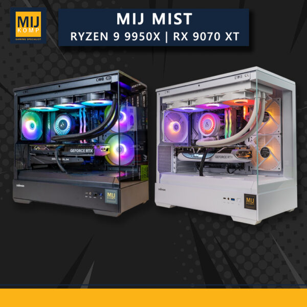 MIJ MIST / AMD RYZEN 9 9950X / RX 9070 XT / PC GAMING DESAIN