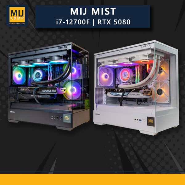 MIJ MIST / INTEL CORE i7-12700F / RTX 5080 / PC GAMING DESAIN