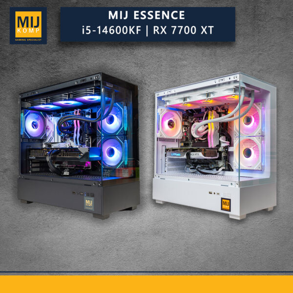 MIJ ESSENCE / INTEL CORE i5-14600KF / RX 7700 XT / PC GAMING DESAIN